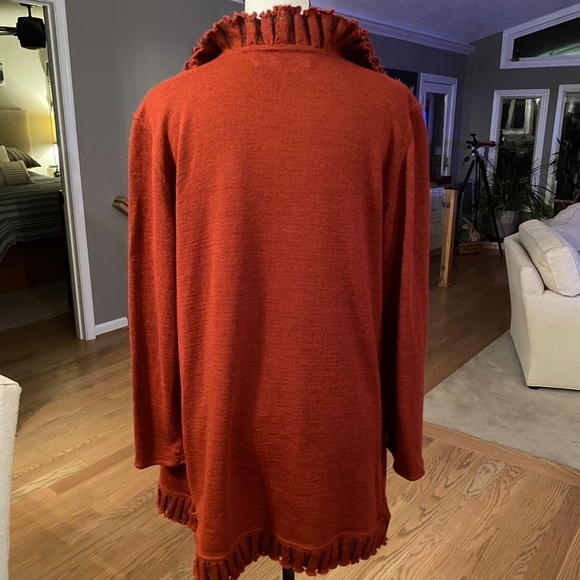 🍁ALPACAS BEST — Beautiful Open Cardigan/ Jacket🍁 Oversized, Slouchy fit , XL🍁 - Picture 4 of 9